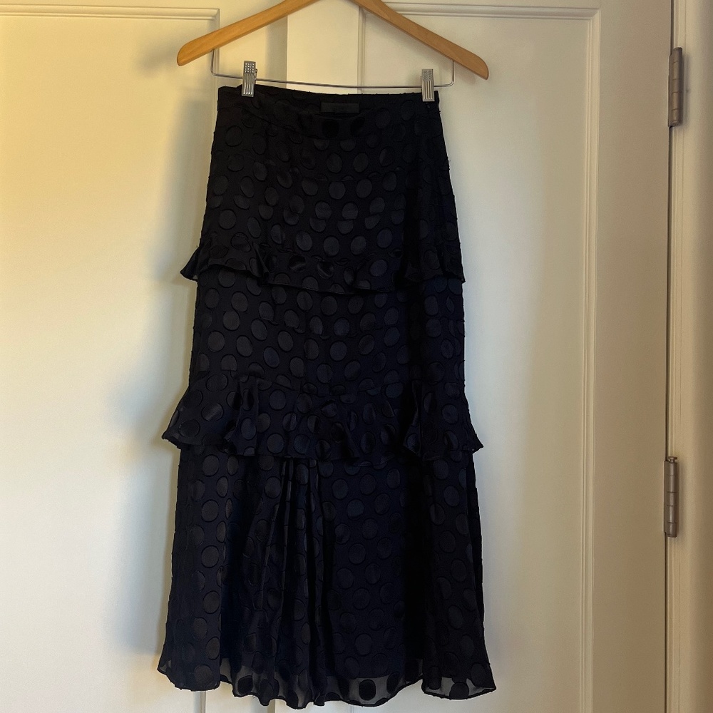 Bias cut Cushnie & Ochs Black Skirt 2